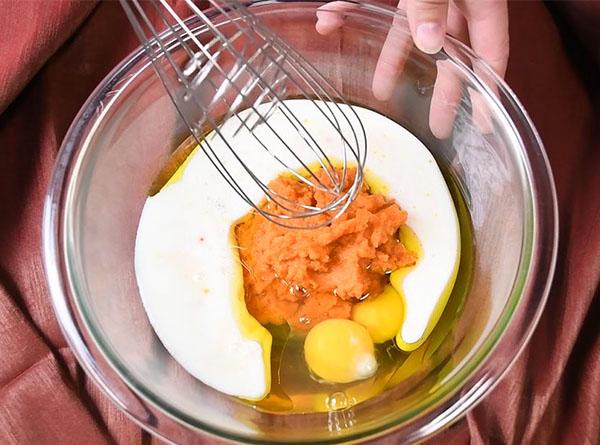 Loaded Pumpkin Cornbread - Step 1